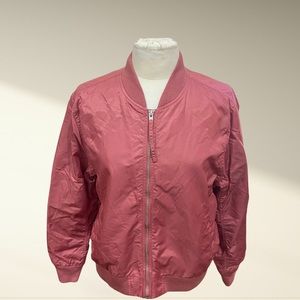 Vintage Pink Bomber Jacket GAP Size XL
